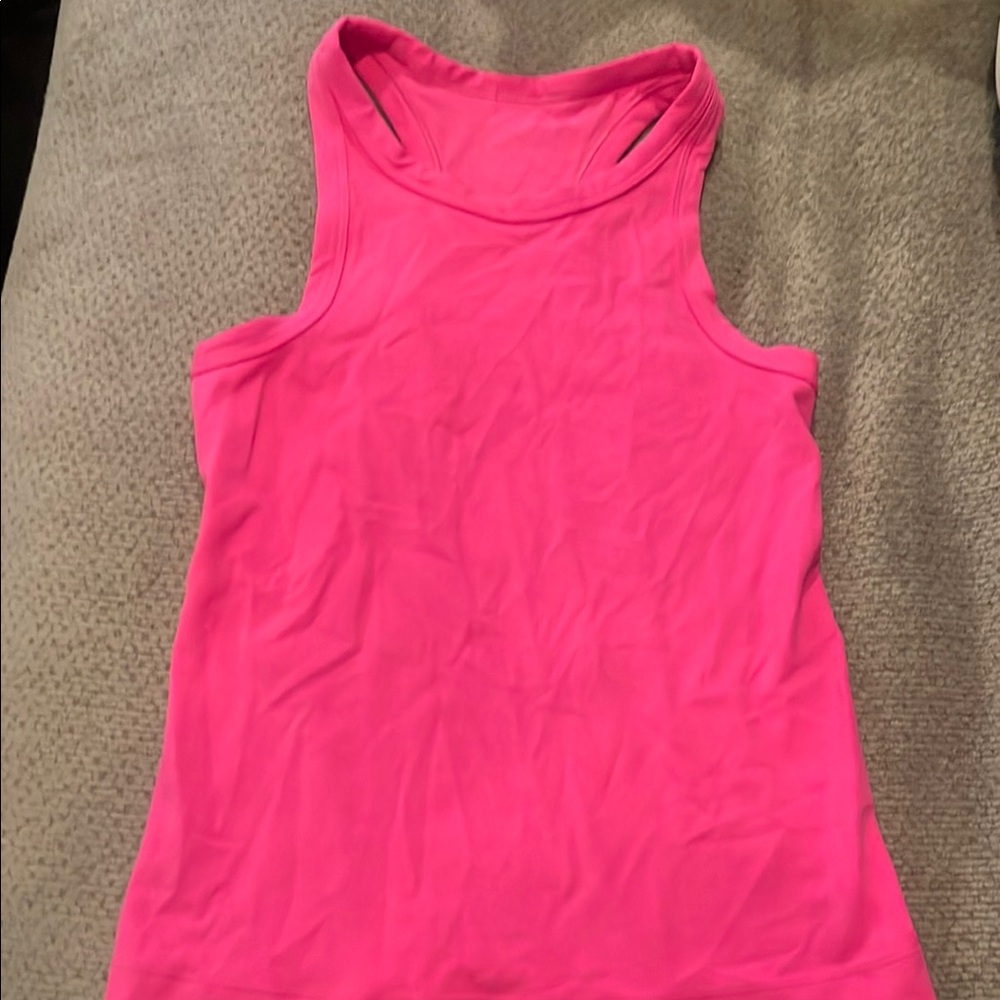 Lightly used Lululemon Pink Sleeveless Women's Top.